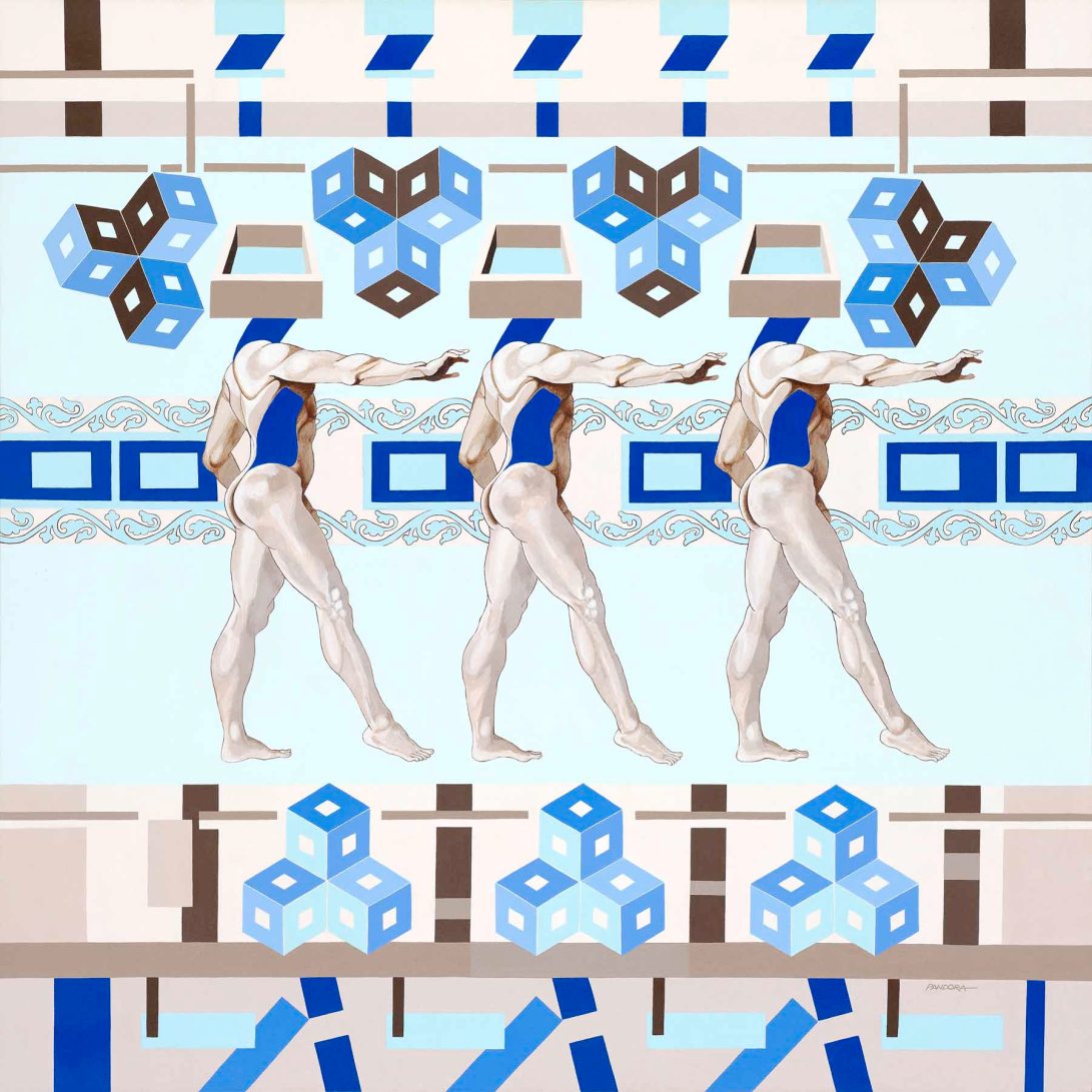 Balance #5 - 48x48 - acrylic on canvas